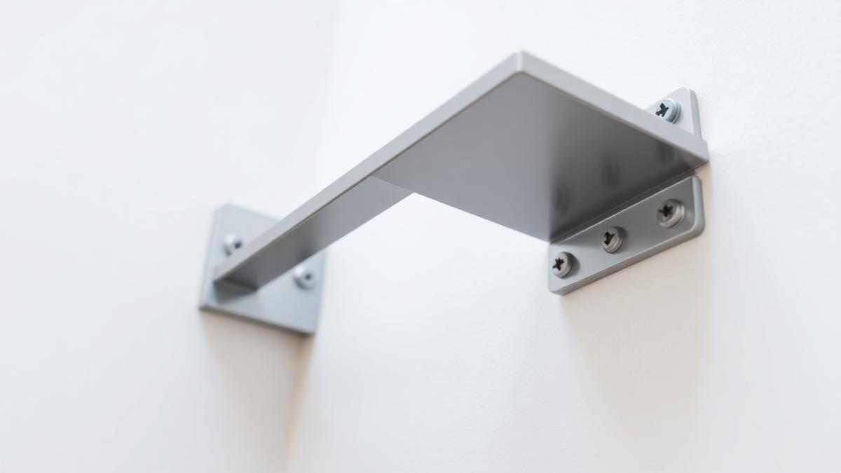 Reforço metálico para fixação de TV em parede de drywall — Como Fixar Cargas Pesadas em Parede de Drywall com Segurança
