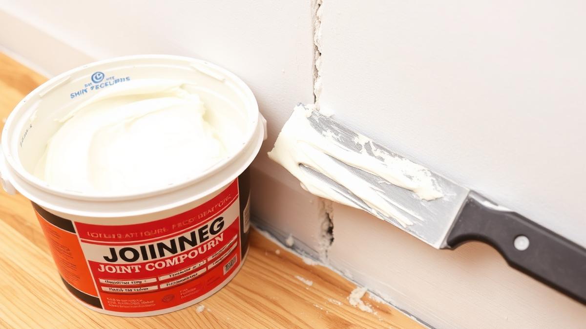 Aplicação de massa para drywall com espátula em junta de chapa — Guia Passo a Passo para o Tratamento de Juntas Perfeito