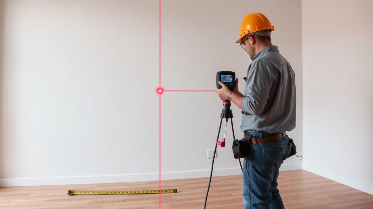 Medição de ambiente com trena a laser em obra — Gestão de obra e controle de custos: como não perder dinheiro no meio do serviço Medição de ambiente com trena a laser em obra — Gestão de obra e controle de custos: como não perder dinheiro no meio do serviço