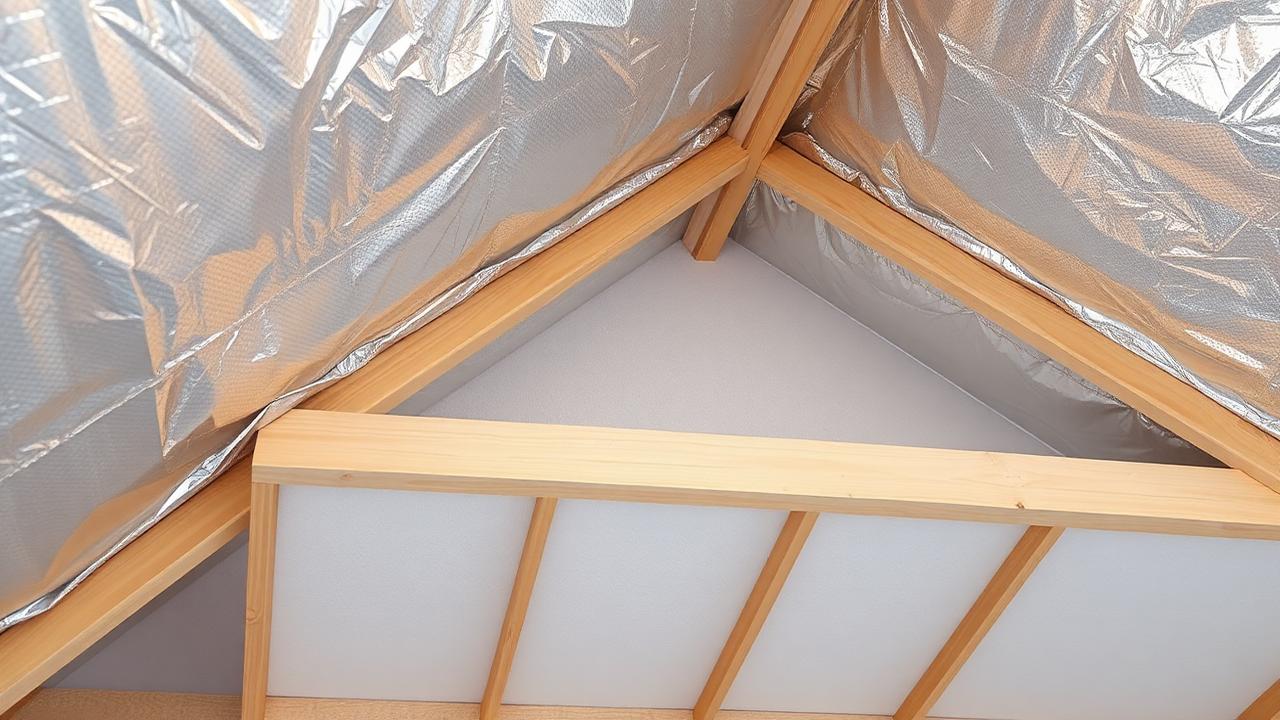Isolamento térmico com manta refletiva e EPS na cobertura — Como Otimizar o Conforto Termoacústico em Forros de Drywall